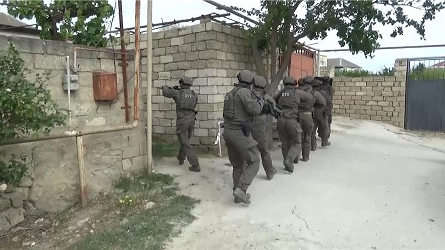 Newly released footage shows explosives recovered during a counter-intelligence operation by the country’s State Security Service. 