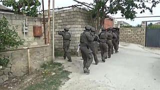 Newly released footage shows explosives recovered during a counter-intelligence operation by the country’s State Security Service. 