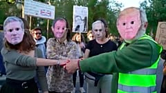 Dalla manifestazione per le basi britanniche
