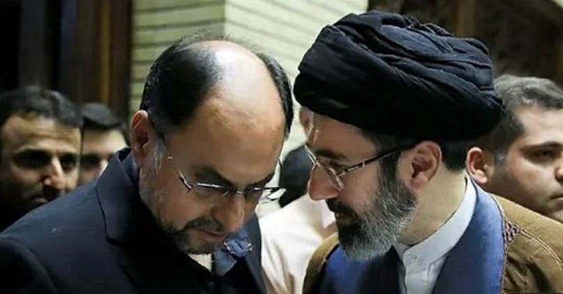 مجتبی خامنه‌ای و وحید حقانیان ازمسئولان سابق بیت رهبری