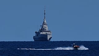 La frégate italienne la frégate Federico Martinengo a été mobilisée en méditerrannée orientale