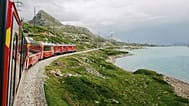 Le Bernina Express en Suisse