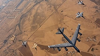 مانور مشترک نظامی هواپیماهای آمریکا و اسرائیل به تاریخ ۲۴ ژانویه ۲۰۲۳، بر فراز اسرائیل 