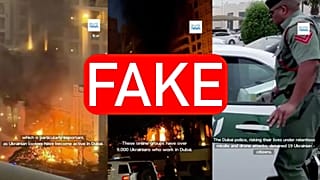 Vídeos falsos da Euronews publicados nas redes sociais