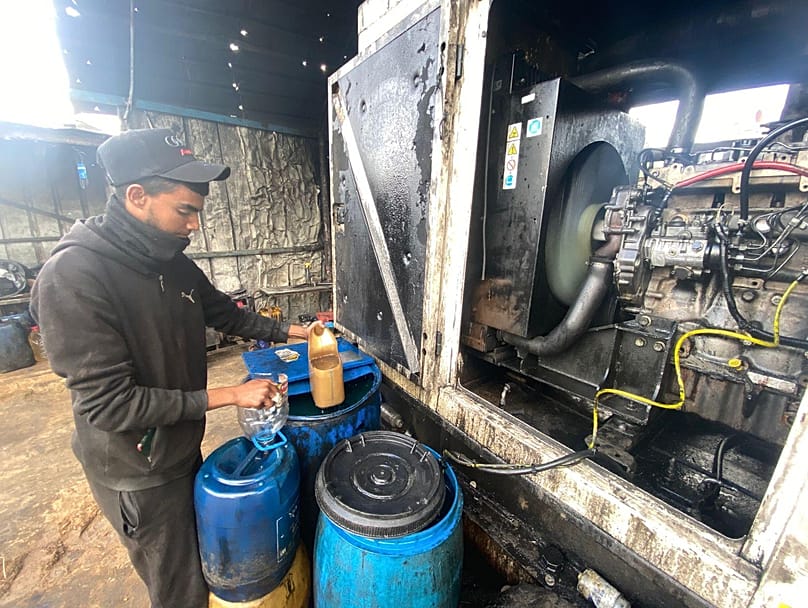 منشأة توزيع كهرباء بديلة في غزة