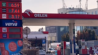 Wzrost cen na stacjach paliw. Stacja Orlen, Warszawa 09.03.2026 
