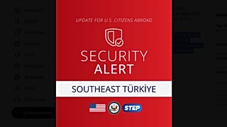 ABD Büyükelçiliği'nin yayınladığı seyahat uyarısı bildirisi