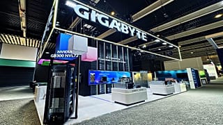 Gigabyte showcase their latest AI-infused products at Mobile World Congress (MWC) in Barcelona 