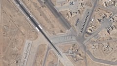 تصاویر هوایی واقعی از پایگاه آمریکا در اردن