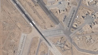 تصاویر هوایی واقعی از پایگاه آمریکا در اردن