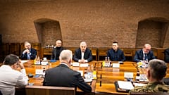 Orbán Viktor miniszterelnök a védelmi és az energiabiztonsági tanács ülésén 2026. március 9-én