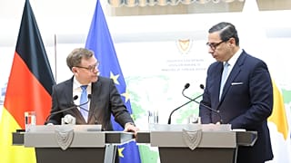 Der deutsche Außenminister mit dem zypriotischen Außenminister