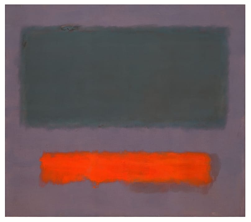 Mark Rothko Gray, Orange, Maroon No. 8 1960 oil on canvas 229 × 258.5 cm