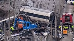 ARCHIVO - Vista aérea del accidente de tren en Adamuz, sur de España, el 20 de enero de 2026.