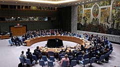 يجتمع مجلس الأمن في مقر الأمم المتحدة، يوم الأربعاء 11 مارس 2026. (صورة من وكالة أسوشيتد برس/سيث وينيغ)