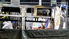 Der brennende Bus in der Schweiz