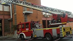 Archivbild eines Lastwagens der Feuerwehr von Valladolid.