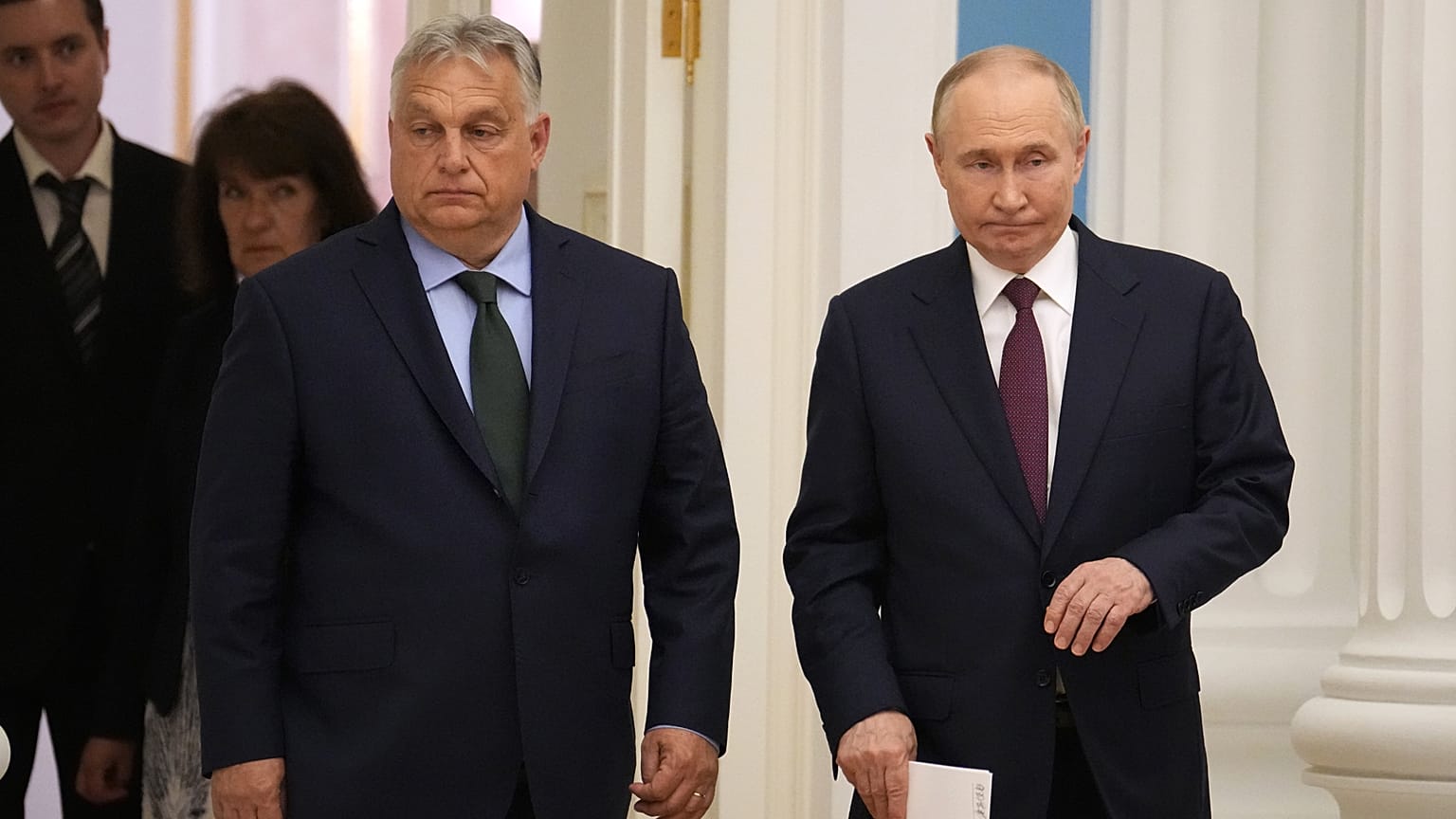 Orbán Viktor és Vlagyimir Putyin Moszkvában 2024. július 5-én