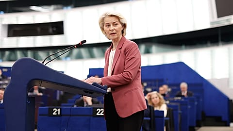 Ursula von der Leyen Çarşamba sabahı.