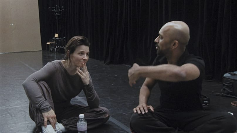 C'était la première fois que Juliette Binoche dansait sur scène.