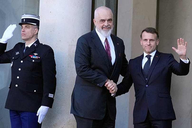 Januar 2026: Der albanische Regierungschef Edi Rama besuchte Frankreichs Präsident Macron.