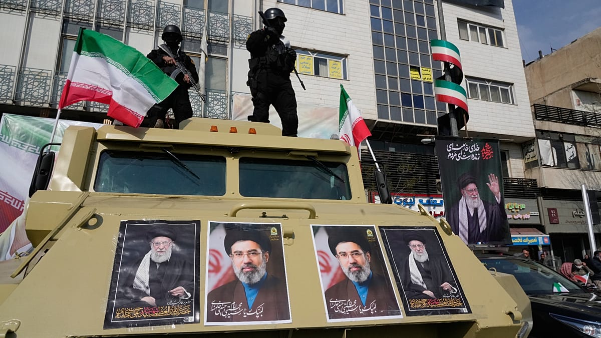 Israel working to intercept incoming Iranian missiles as Tehran targets cargo ships in Hormuz