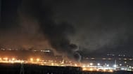 Incendio all'aeroporto di Erbil, in Iraq