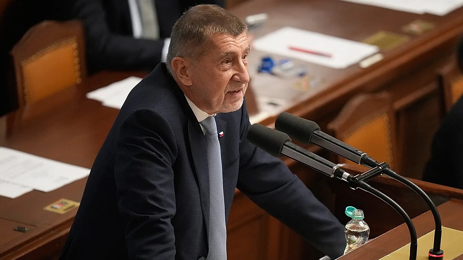 Czech Prime Minister Andrej Babis in the Prague Parliament, 05.03.2026.