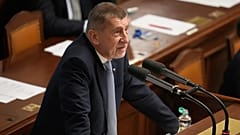Czech Prime Minister Andrej Babis in the Prague Parliament, 05.03.2026.