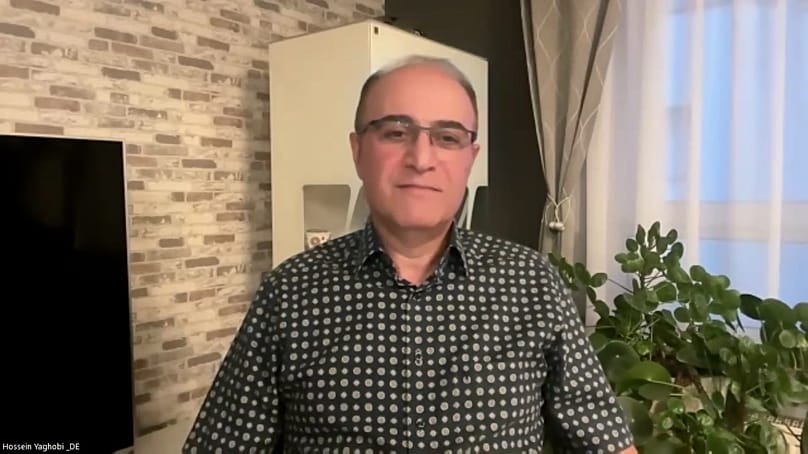 Hossein Yaghobi, iranischer Oppositioneller in Deutschland, 11.03.2023