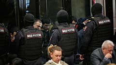 Подсудимые по делу о теракте в "Крокус Сити Холле" во время оглашения приговора. 12 марта 2026 года