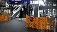Escaleras mecánicas sin funcionamiento en la Estación Central de Berlín, Berlín, 12/03/2026