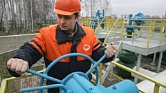 O oleoduto Friendship, perto da aldeia de Bobovichi, a cerca de 330 km de Minsk 