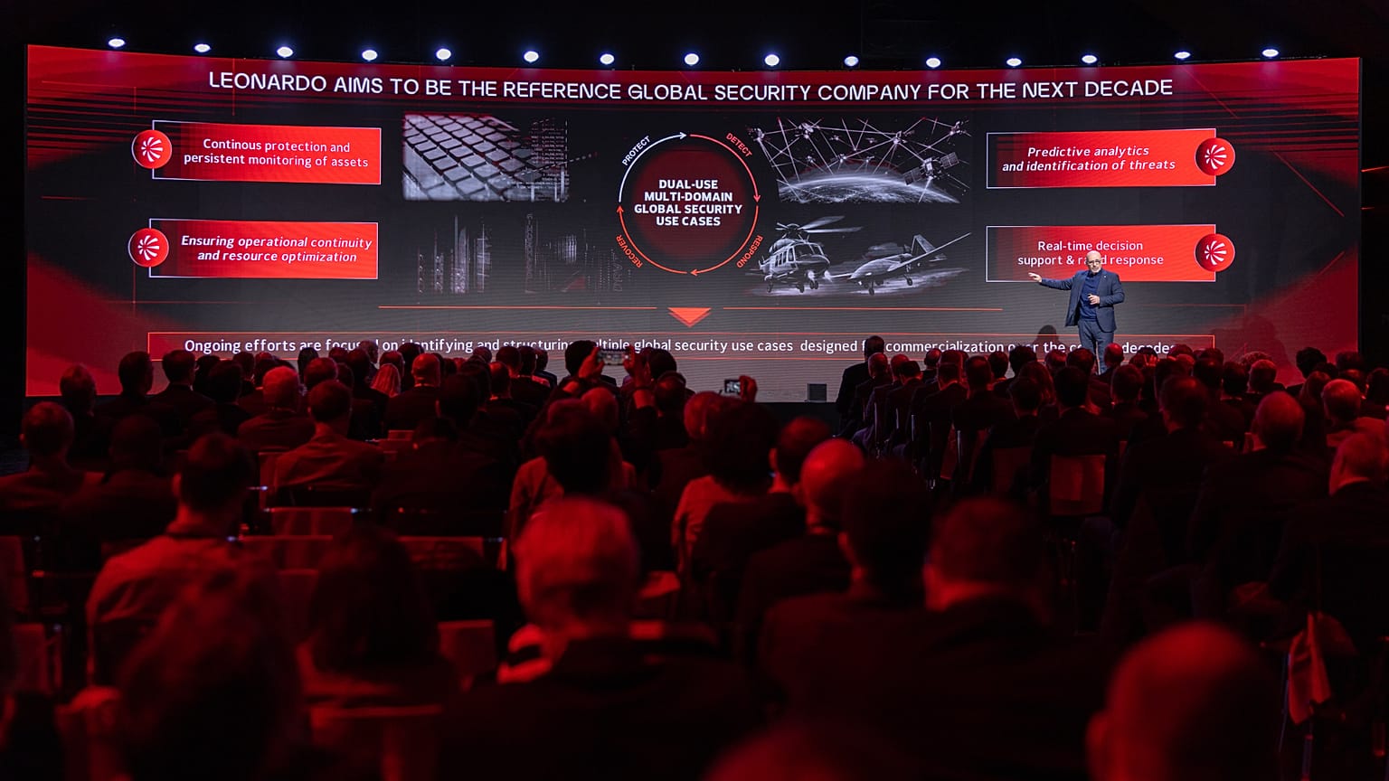 Presentazione piano industriale di Leonardo