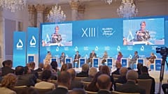 Sessão do painel no Fórum Gobal Baku, Baku, Azerbaijão, quinta-feira, 12 de março de 2026.