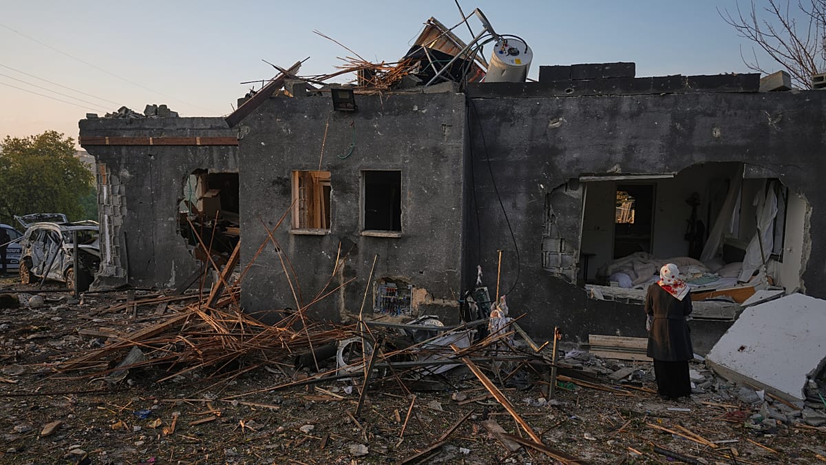 Missile strike in northern Israel leaves at least 30 injured