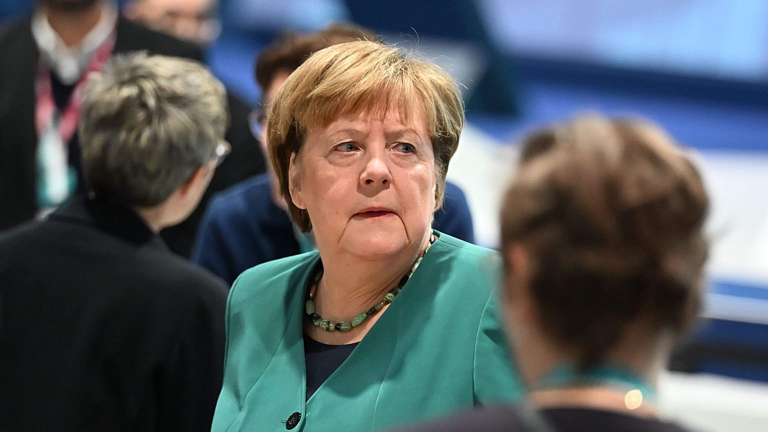 Bundeskanzlerin a.D. Angela Merkel beim CDU-Parteitag in Stuttgart, 20.02.26