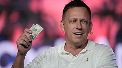 Peter Thiel, cofondatore di PayPal e Palantir Technologies, Bitcoin Conference, il 7 aprile 2022, a Miami Beach, in Florida. (Foto AP/Rebecca Blackwell, archivio)