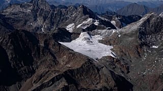 FILE - The Gaisskarferner Glacier is visible near Innsbruck, Austria, Monday, Sept. 25, 2023. 