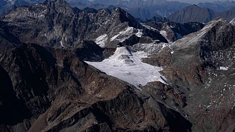 FILE - The Gaisskarferner Glacier is visible near Innsbruck, Austria, Monday, Sept. 25, 2023. 