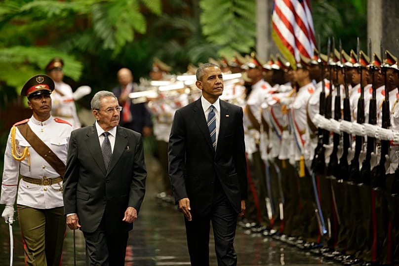 Castro és Obama 2016 márciusában, Havannában