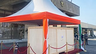 France returns 'talking drum' looted in 1916 in Ivory Coast