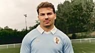 Antoine Dupont wears new retro jersey released ahead of match against England. 