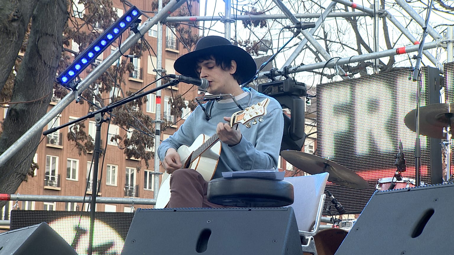 Henri Gonzo a Free Turbina! demonstrációján.