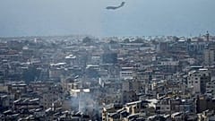 القصف فوق الضاحية الجنوبية لبيروت