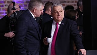 A kép illusztráció (Robert Fico(balra) és Orbán Viktor(jobbra) a belgiumi EU-csúcson 2026. február 12-én)