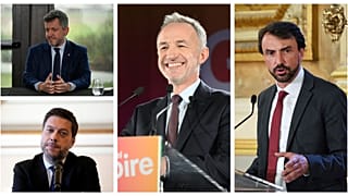 Un bureau de vote à Paris.