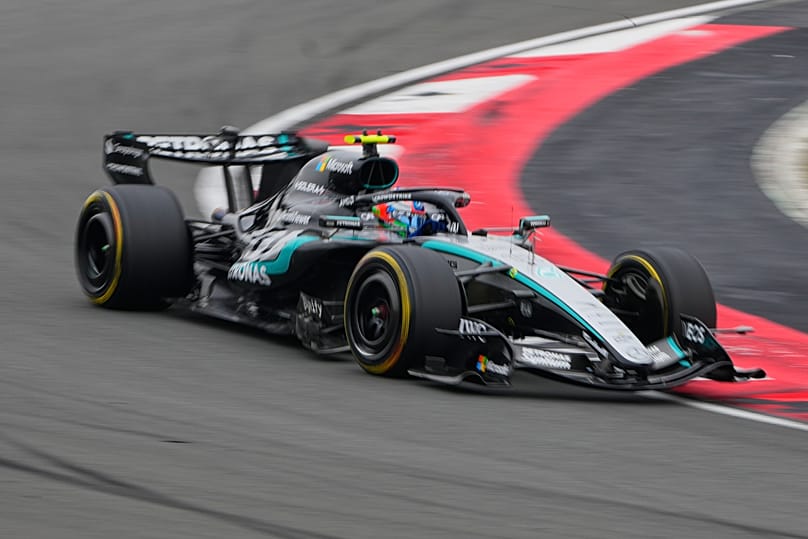 Mercedes driver Andrea Kimi Antonelli in the Chinese Formula One Grand Prix race in Shanghai, 15 March, 2026