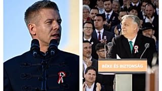 Orbán Viktor és Magyar Péter is beszédet mondott március 15-én 