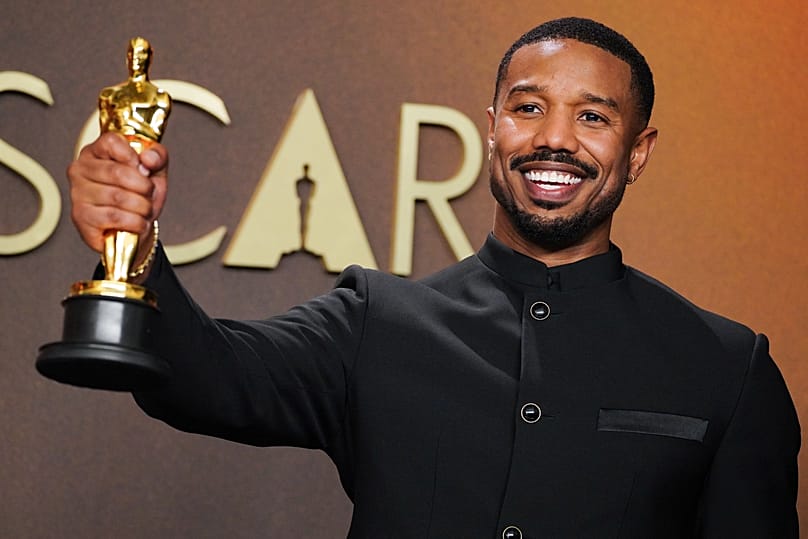 Michael B. Jordan winning Best Actor